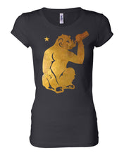 Ladies Sheer Jersey T-Shirt - Gold Monkey